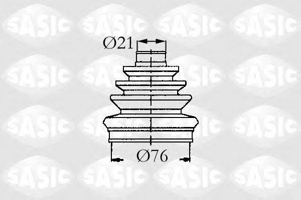 SASIC 9004629 Комплект пильника, приводний вал