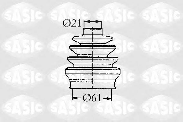 SASIC 9004723 Комплект пильника, приводний вал