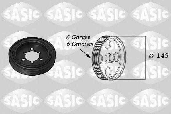 SASIC 2150015 Ремінний шків, колінчастий вал