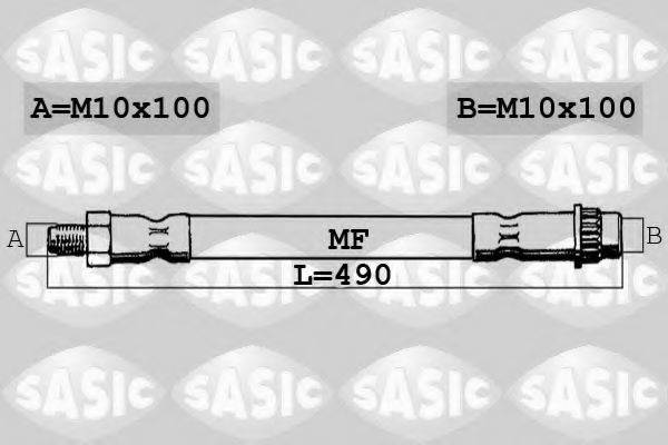 SASIC 6600007 Гальмівний шланг