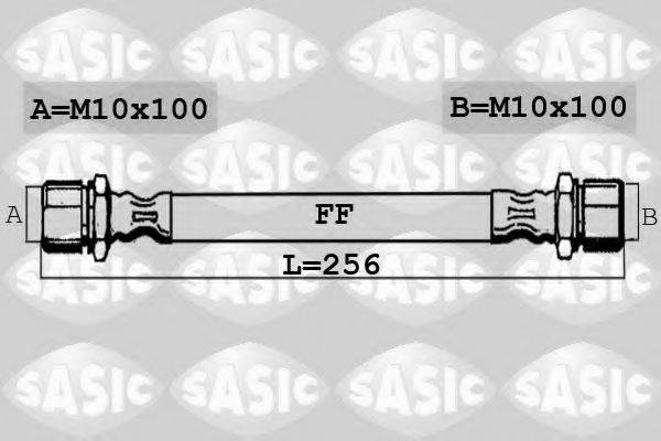 SASIC 6600020 Гальмівний шланг