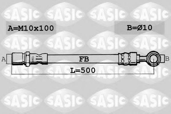 SASIC SBH6343 Гальмівний шланг