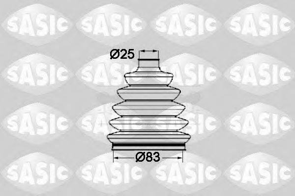 SASIC 1904030 Комплект пильника, приводний вал