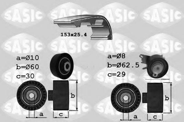 SASIC 1750028 Комплект ременя ГРМ