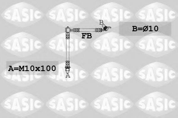 SASIC 6606091 Гальмівний шланг