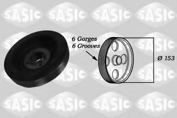SASIC 2150027 Ремінний шків, колінчастий вал