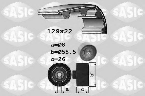 SASIC 1756033 Комплект ременя ГРМ