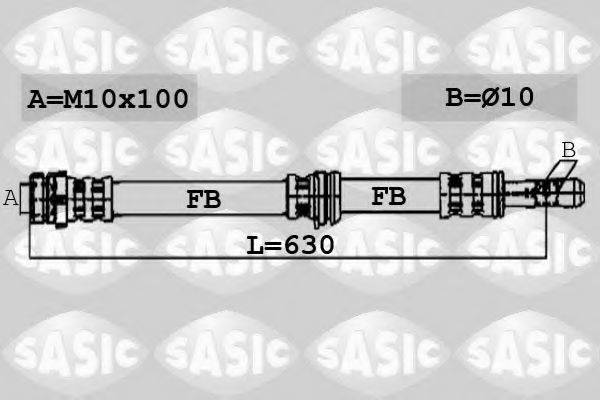 SASIC 6600058 Гальмівний шланг