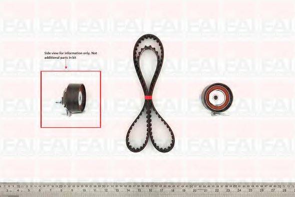 FAI AUTOPARTS TBK177 Комплект ременя ГРМ