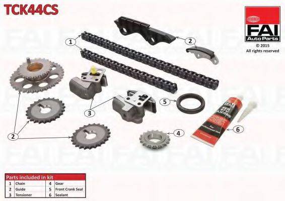 FAI AUTOPARTS TCK44CS Комплект мети приводу розподільного валу