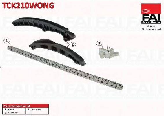 FAI AUTOPARTS TCK210WONG Комплект мети приводу розподільного валу