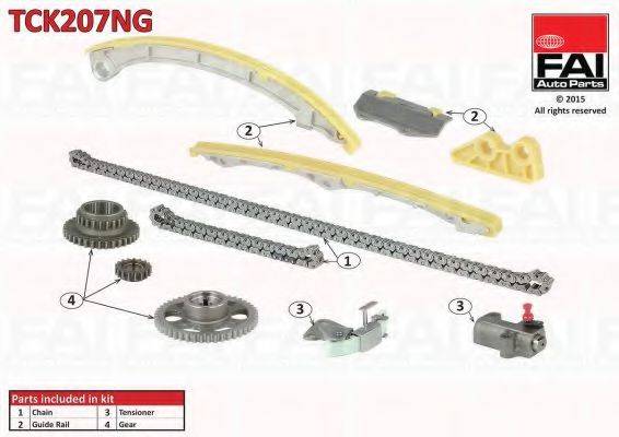 FAI AUTOPARTS TCK207NG Комплект мети приводу розподільного валу