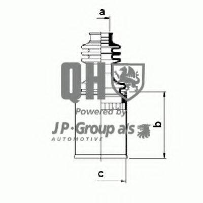 JP GROUP 4143700119 Комплект пильника, приводний вал