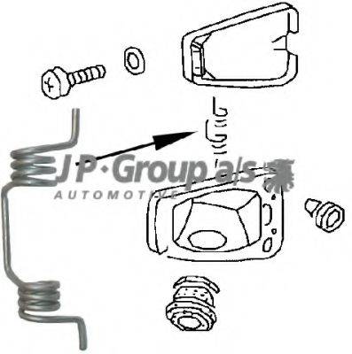 JP GROUP 8181150100 Кришка, паливний бак