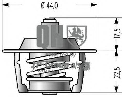 JP GROUP 4114602119 Термостат, охолоджуюча рідина