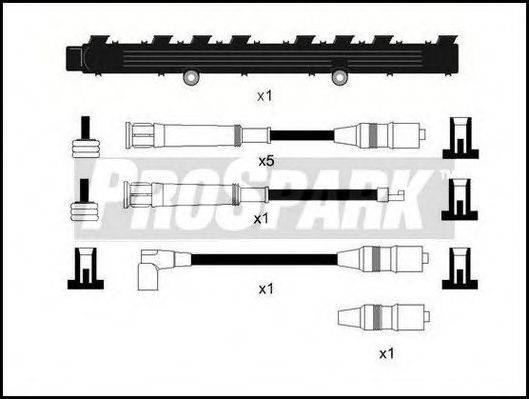 STANDARD OES225T Комплект дротів запалювання