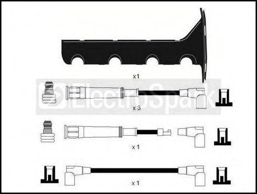 STANDARD OEK891T Комплект дротів запалювання