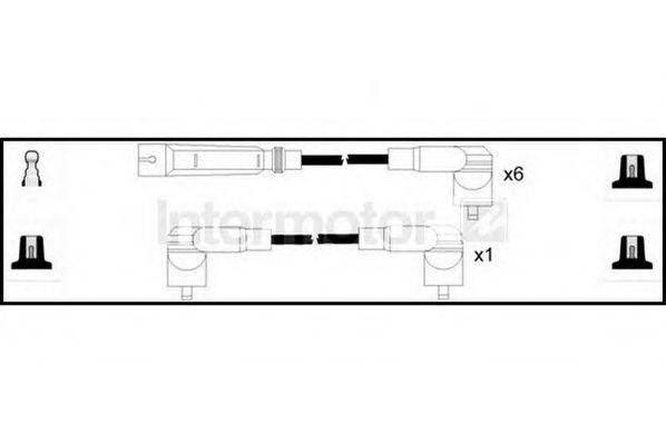 STANDARD 76266 Комплект дротів запалювання