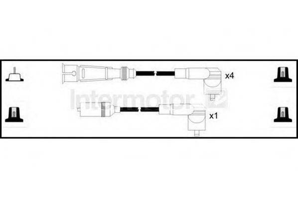 STANDARD 73643 Комплект дротів запалювання