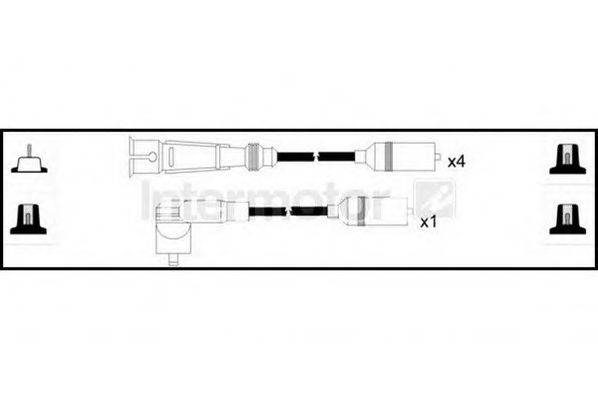 STANDARD 73939 Комплект дротів запалювання