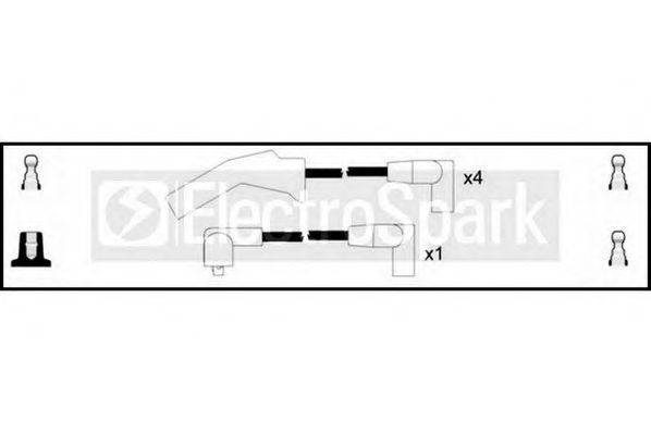 STANDARD OEK096 Комплект дротів запалювання