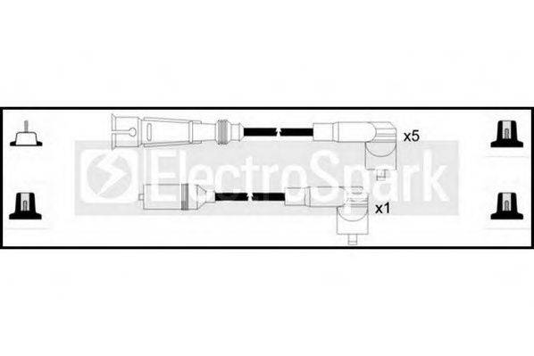 STANDARD OEK648 Комплект дротів запалювання