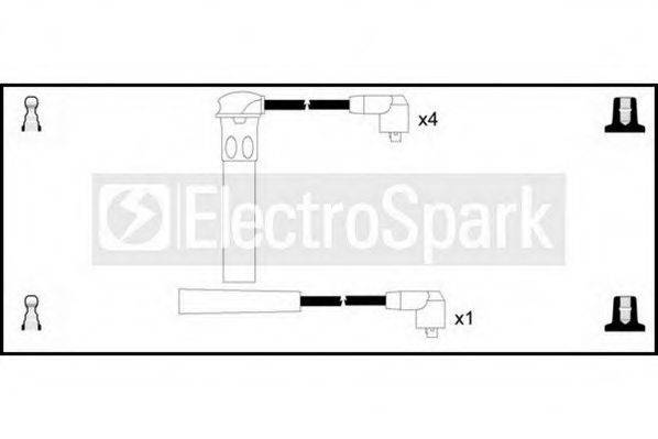 STANDARD OEK092 Комплект дротів запалювання