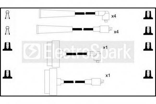 STANDARD OEK042 Комплект дротів запалювання