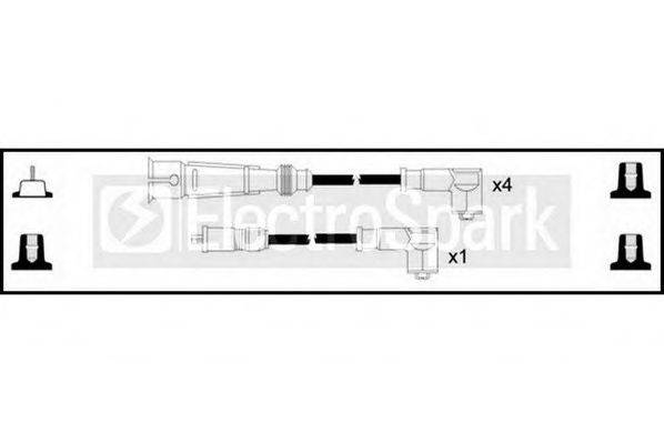 STANDARD OEK485 Комплект дротів запалювання