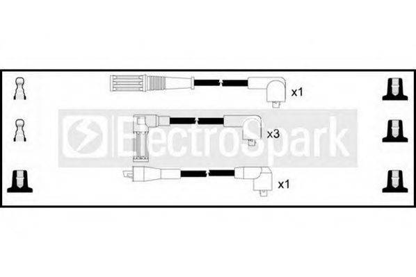 STANDARD OEK921 Комплект дротів запалювання