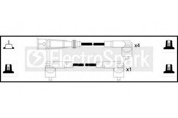 STANDARD OEK971 Комплект дротів запалювання