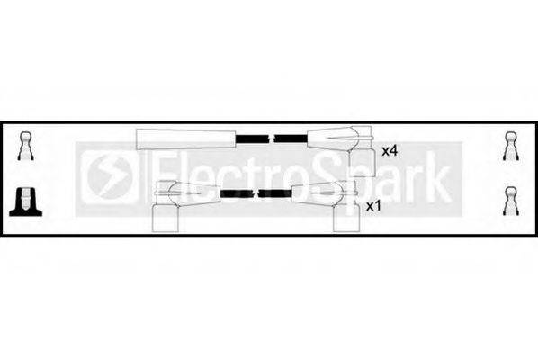 STANDARD OEK381 Комплект дротів запалювання