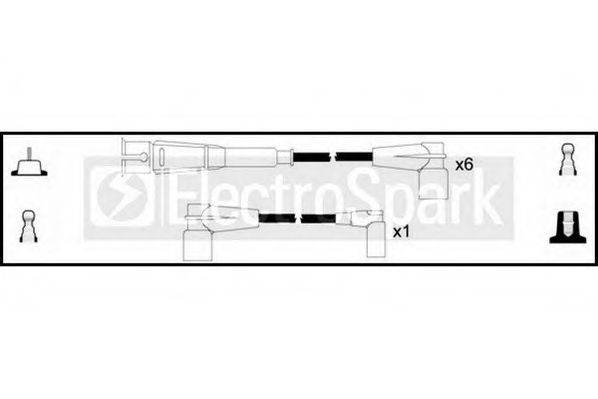 STANDARD OEK933 Комплект дротів запалювання