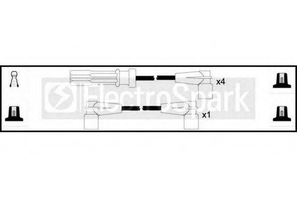 STANDARD OEK145 Комплект дротів запалювання