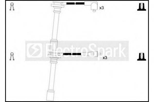 STANDARD OEK368 Комплект дротів запалювання