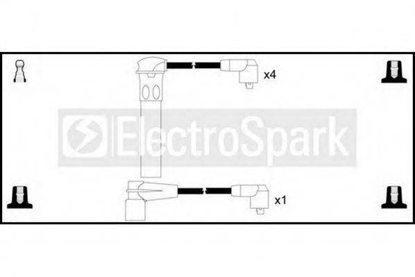 STANDARD OEK627 Комплект дротів запалювання