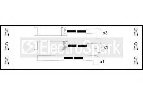 STANDARD OEK899 Комплект дротів запалювання