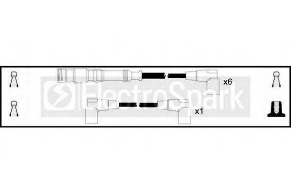 STANDARD OEK382 Комплект дротів запалювання