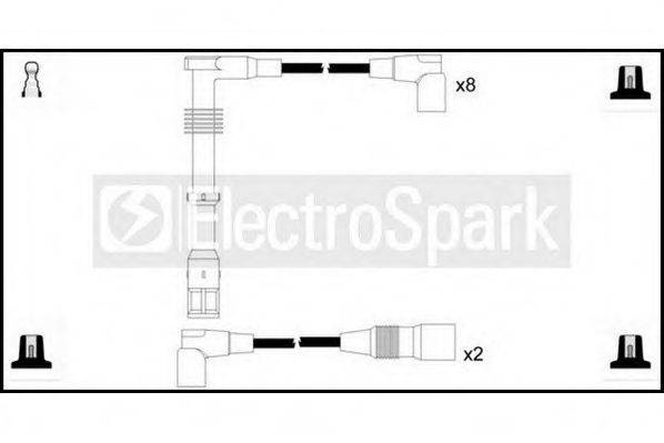 STANDARD OEK401 Комплект дротів запалювання