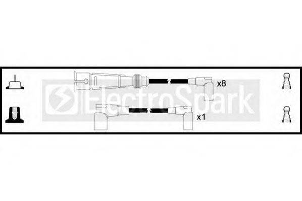 STANDARD OEK268 Комплект дротів запалювання