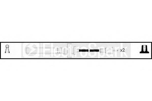 STANDARD OEK678 Комплект дротів запалювання