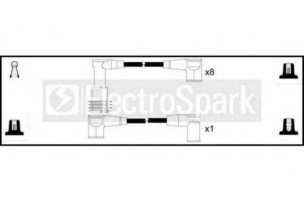 STANDARD OEK675 Комплект дротів запалювання