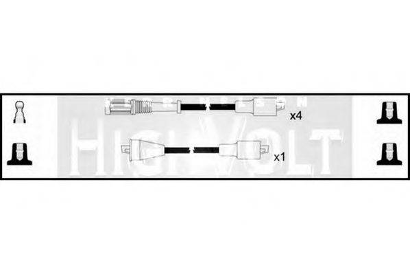 STANDARD OEF252 Комплект дротів запалювання