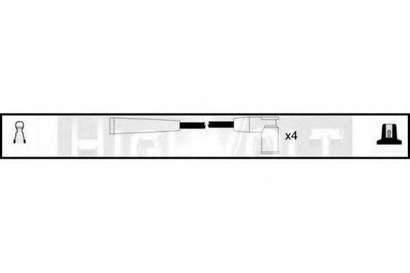 STANDARD OEF621 Комплект дротів запалювання