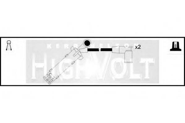 STANDARD OEF764 Комплект дротів запалювання