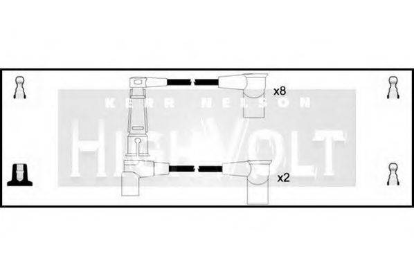 STANDARD OEF755 Комплект дротів запалювання