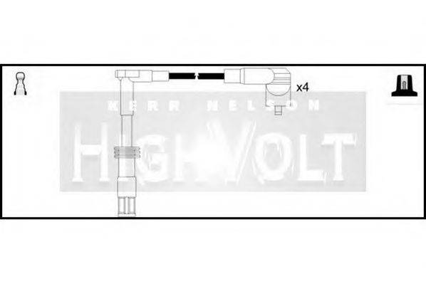 STANDARD OEF807 Комплект дротів запалювання