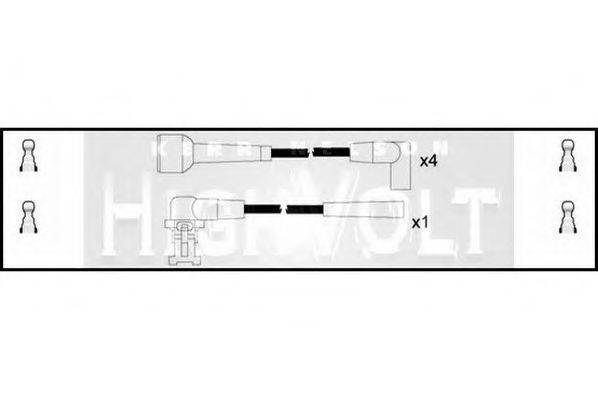 STANDARD OEF099 Комплект дротів запалювання