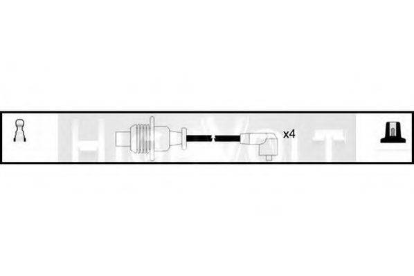 STANDARD OEF082 Комплект дротів запалювання