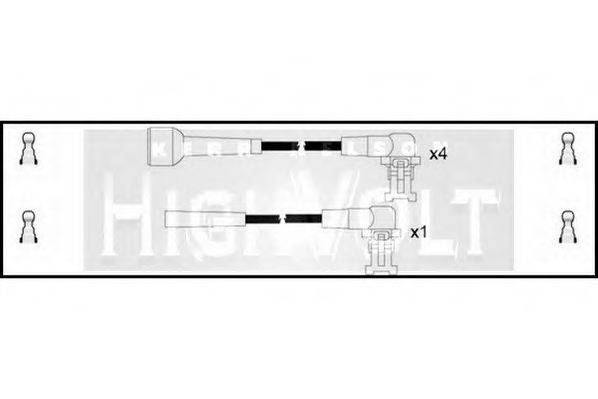 STANDARD OEF334 Комплект дротів запалювання